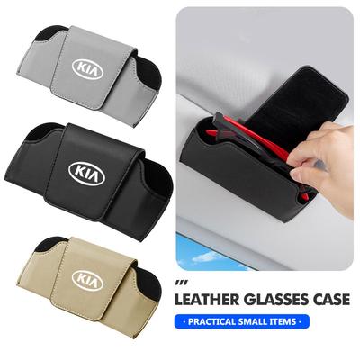Для автомобиля Козырек Солнцезащитные очки Футляр для очков Автомобильный Держатель для очков Зажим Коробка Ключница Аксессуары Ceed Sportage Rio K5 K2 Optima Cerato
