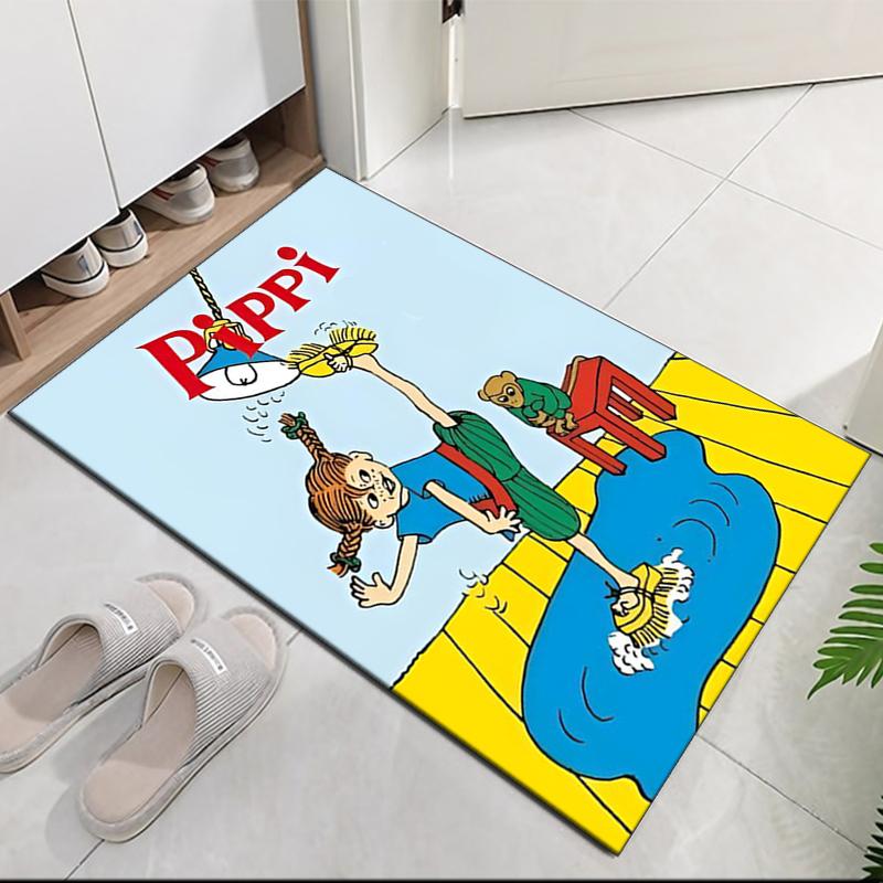 Pippi Longstocking Printed Carpetrugfor Office Chair Living Room Bedroom Kitchen Room Decor Gifts
