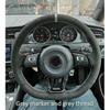 WCaRFun настроить черный замшевый чехол на руль автомобиля для Volkswagen VW Golf R MK7 Golf 7 GTI VW Polo GTI Scirocco 2015