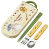Children's Lunch Box Trio Set Chopsticks Spoon Fork Kids Cutlery Antibacterial Treatment Easy To Open Sliding Type Made In Japan Ghibli Totoro