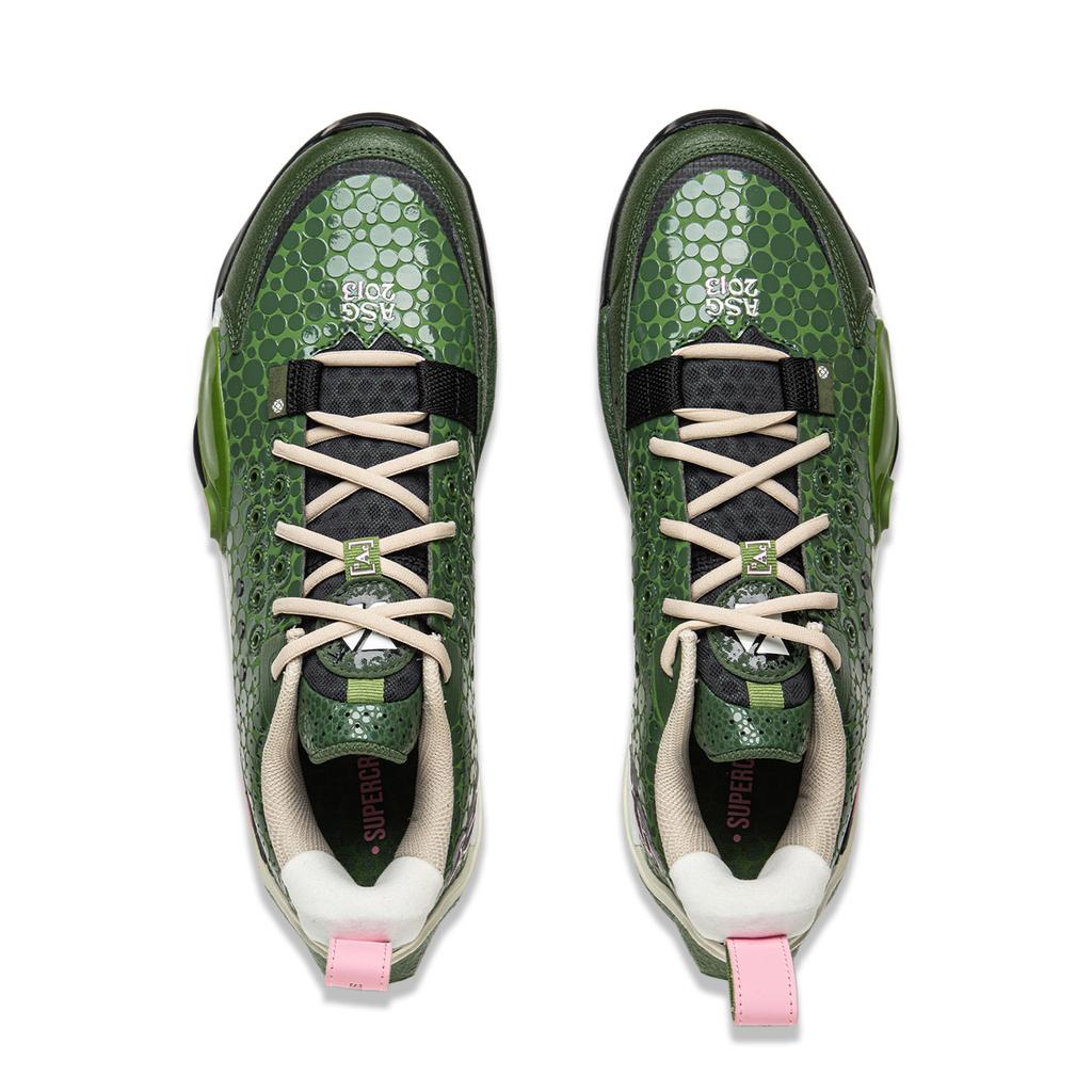 Li-Ning Way Of Wade All City 13 Green Stingray Men Sneakers White Black ABAV001-9