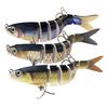 13.5CM/19G Multi-Jointed Fishing Lure with Hooks Slow Sinking 8-Section Swimbait Bionic Hard Artificial Bait Freshwater Saltwater Fishing Accessories