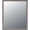 Fuji Boeki Mirror, Wall-Mounted Mirror, Tabletop Mirror, Vanity Mirror, 55cm Wide X 65cm High, Brown Baum 41409