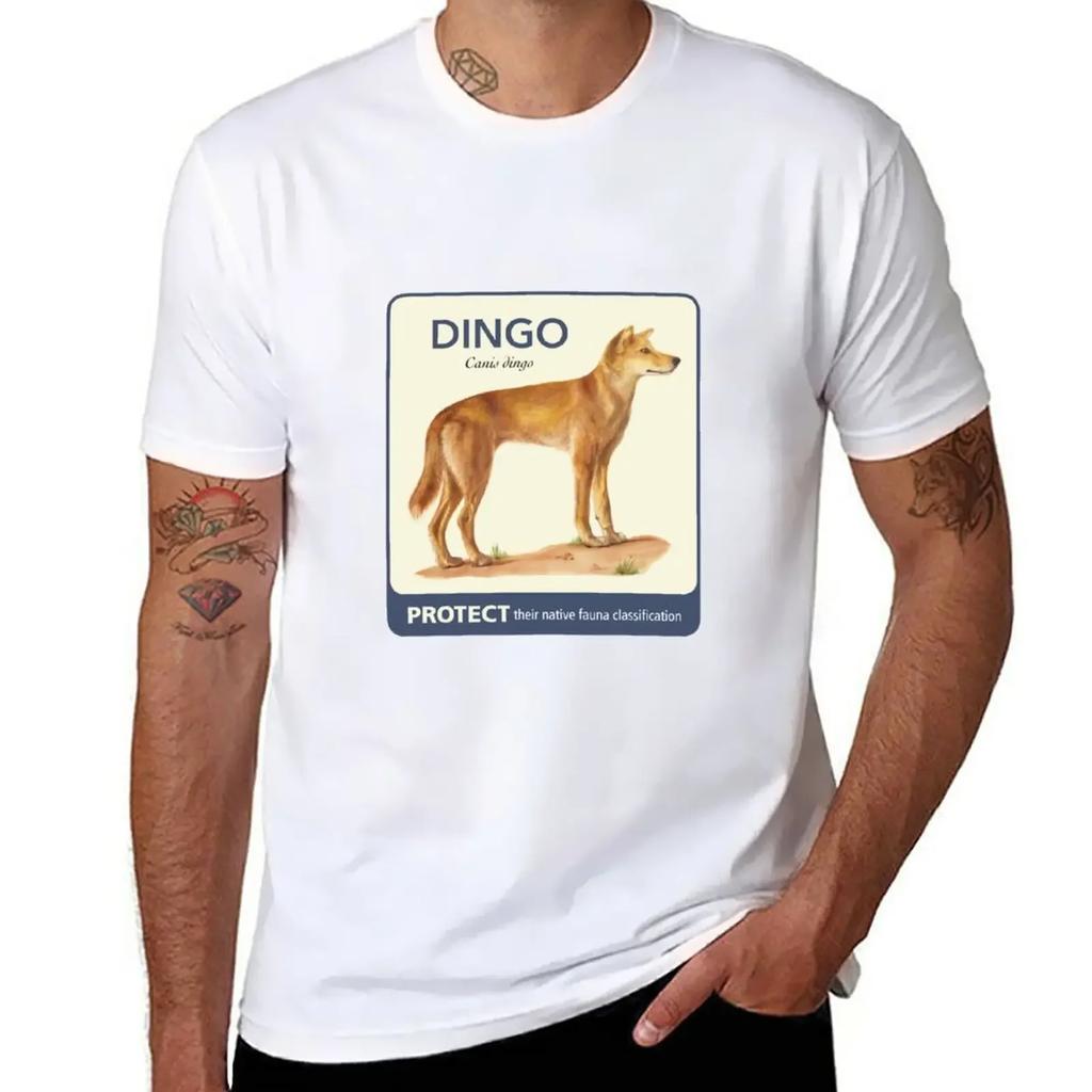 Protect Australian Dingo T-Shirt anime korean fashion quick drying heavy weight t shirts for men