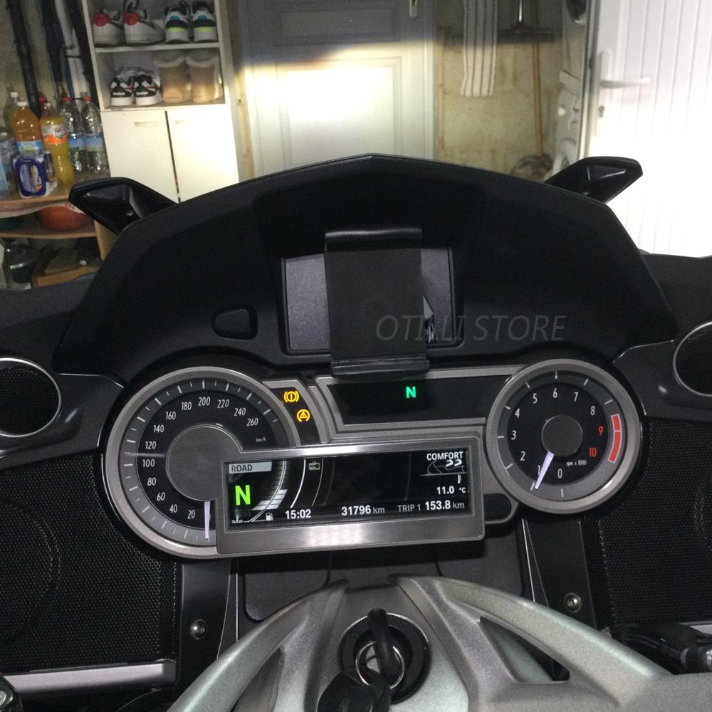 Для мотоцикла BMW K1600B K1600GT K1600GTL Навигационный кронштейн для GPS-телефона Держатель с USB-зарядкой Монтажный стенд 2011-2020 2019 2018 2017