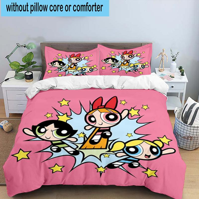 3PCS Power police Adventure 3pcs Bedding,Including 3PCS Duvet Cover And 2pcs Pillowcases Perfect for Christmas,Ideal for Bedroom, Dormitory