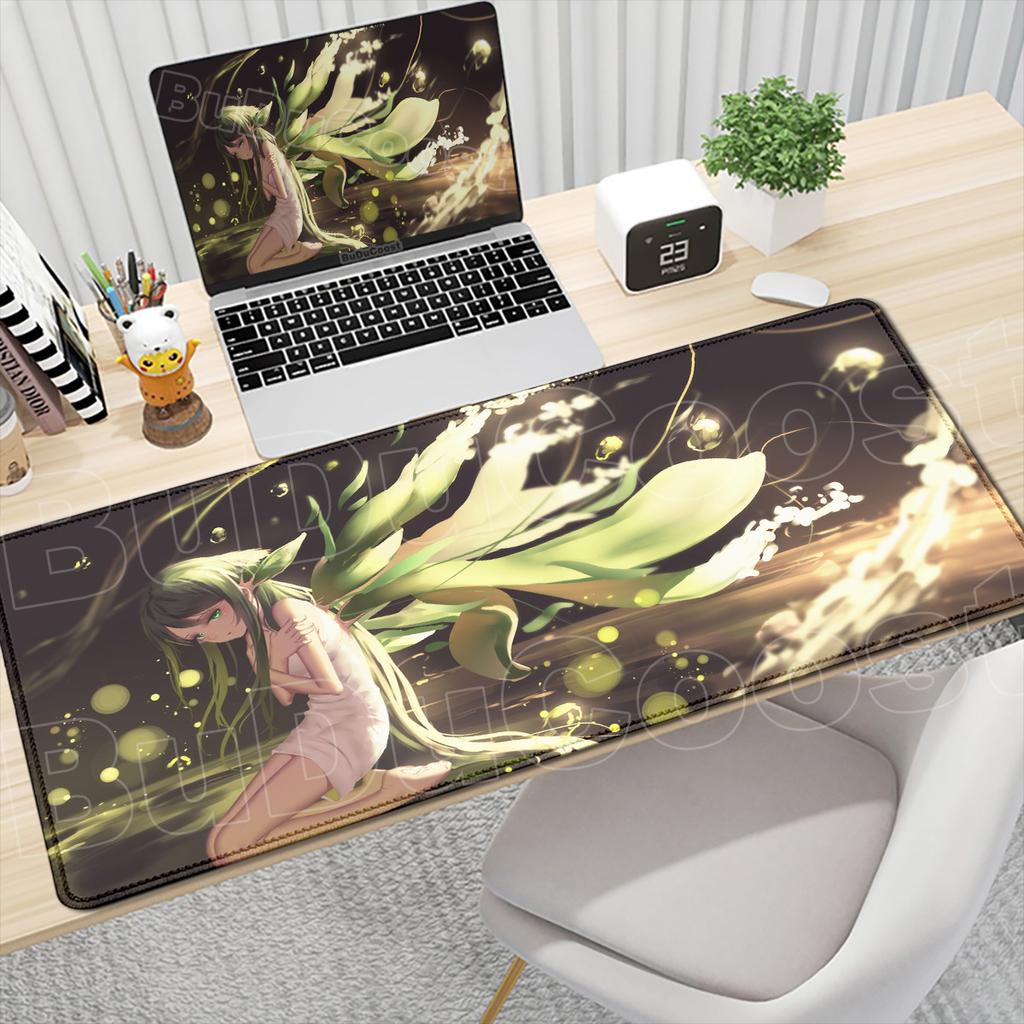 Коврик для компьютерного геймера S-Saya no Uta, нескользящий, Japan Anime, коврик для мыши, Kawaii Saya, коврик для клавиатуры ноутбука, 90x40 см, резиновые аксессуары для ПК