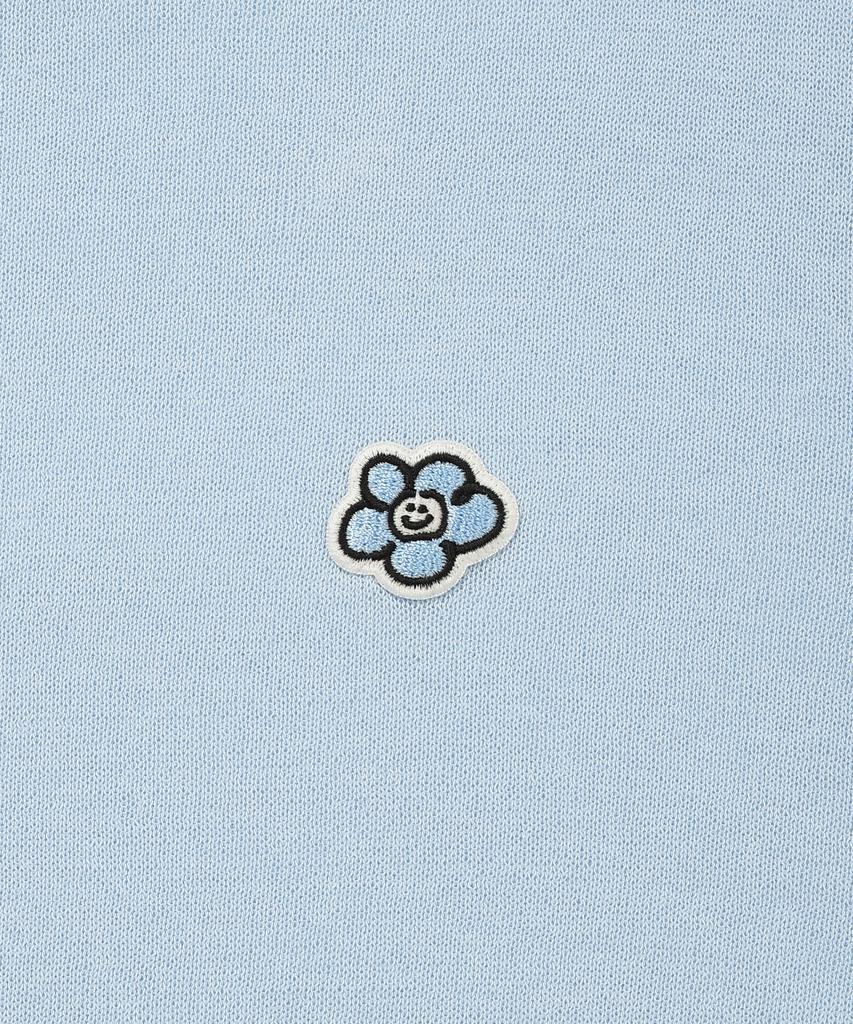 WACKY WILLY Women'S Cooling Lily Short Sleeve Knit Sky Blue