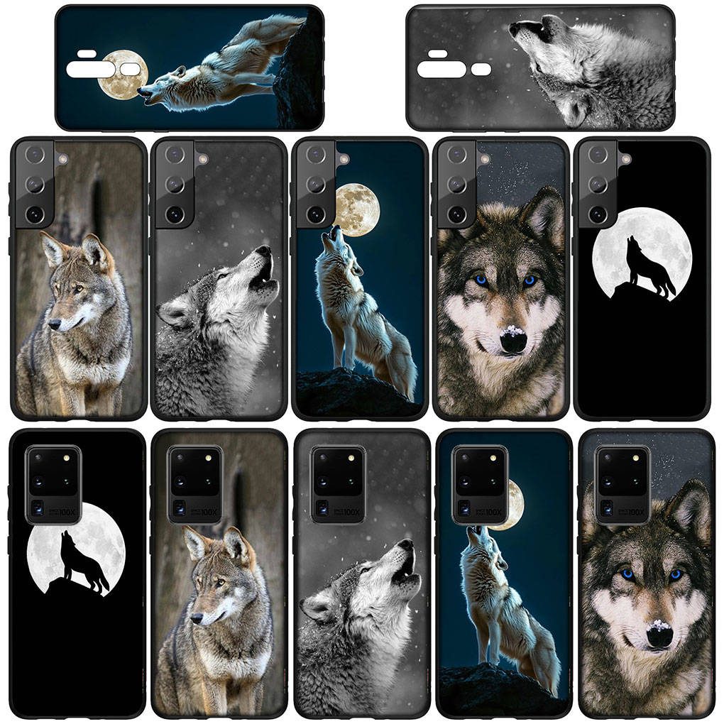 Cover for iPhone 16 15 Xiaomi Redmi Note 14 13 12 11 Pro Max X 8 9 16e Samsung Galaxy S25 S24 S23 Moto A4 OPPO Huawei Stalking Wolf Art Phone Case