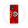 Чехол - Maniacase - Samsung Galaxy A32 5G - Силикон - Мягкий - Рисунок SLB Benfica Красный