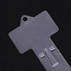 1/5pcs Supermarket Snack Plastic Hanging Strips Store Hang Snacks Display Hanger Hooks Useful Shop Merchandising Clip Strips