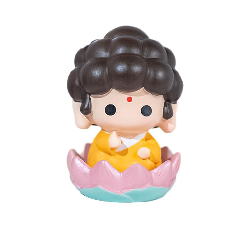 Будда Милая Статуэтка с Качающейся Головой Орнамент Мультяшный Настольный Декор Подвеска на Сумку Подарок