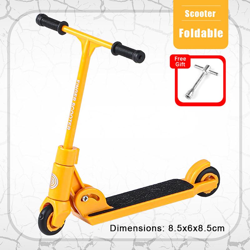 Детский Креативный Пальчиковый Самокат Кикборд Пальчиковый BMX Складной Т-образный Пальчиковый Самокат С Тормозом Обучающие Игрушки