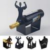 Yousheng Muscular Man Wine Bottle Holder Black Metal Wine Display Stand Countertop Freestanding Wine Storage Rack Funny Adult Tabletop Centerpiece