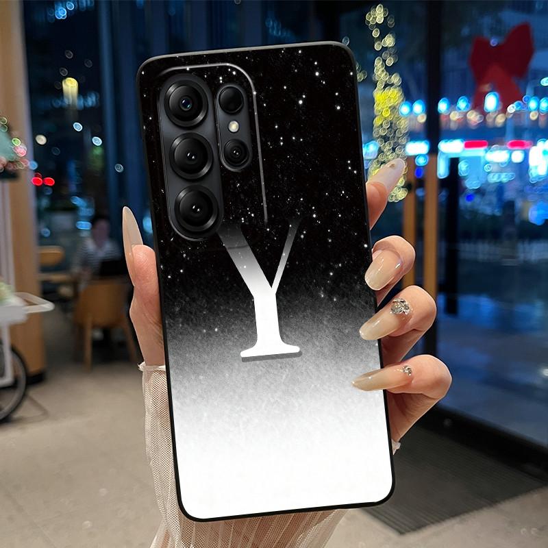 Противоударный Чехол для Телефона с Буквой для Пары Для Doogee Note 56X/56X Pro Мягкий Силиконовый Чехол Для Doogee Note 56X/56X Pro Черная Крышка
