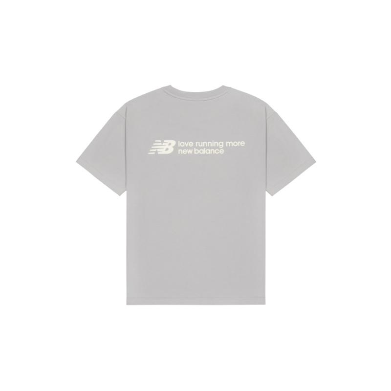New Balance Мужская футболка SS25 Серая NEF23201-GR