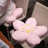 45/55cm Pink Sakura Plush Throw Pillow Stuffed Flower Seat Cushion Car Sofa Chair Back Support Plushie Decor Gift