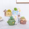 Gardening Room Decor Cartoon Animal Ornaments Pencil Stand Container  School Office Supplies