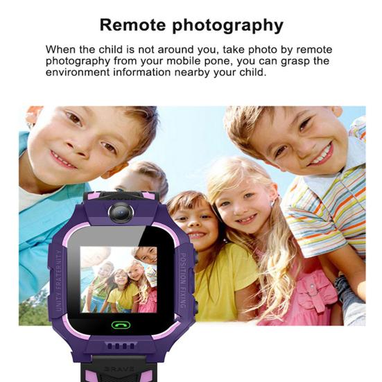 Q19 Детские умные часы с сенсорным дисплеем, совместимые с HD, управление, двусторонняя связь, 1,44 дюйма