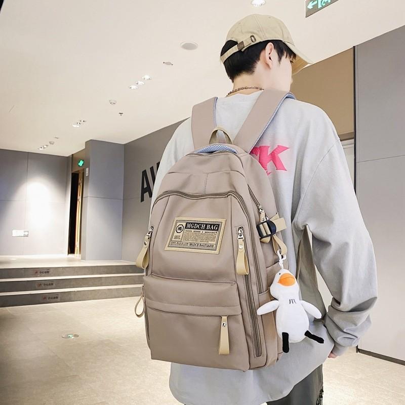 Backpack Pattern Letter With Large Capacity Scratch Resistant Resistant Splash