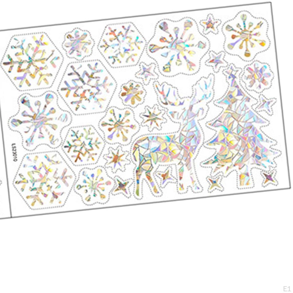 2 упаковки рождественских наклеек на окна для кухни, кафе, года, фермы, детей