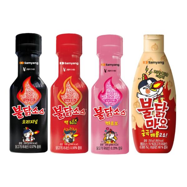 Samyang Булдак острый соус для курицы (9 вариантов)