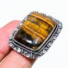 Камень Тигровый глаз Серебро 925 пробы Подарок Ювелирное украшение Кольцо Размер 8