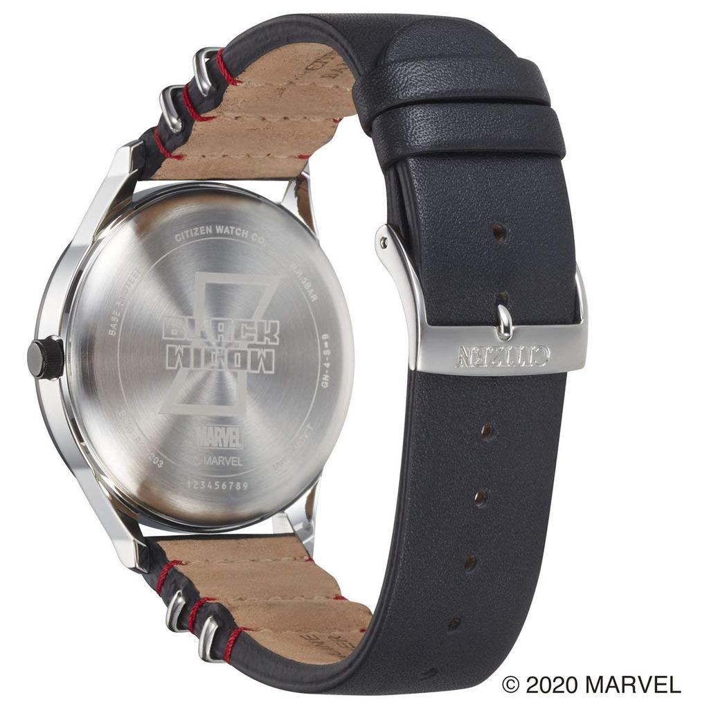 Citizen Специальная модель часов Marvel в Select с оригинальной коробкой Eco-Drive «Черная Вдова» BV1138-01W (Доступные розничные продавцы)
