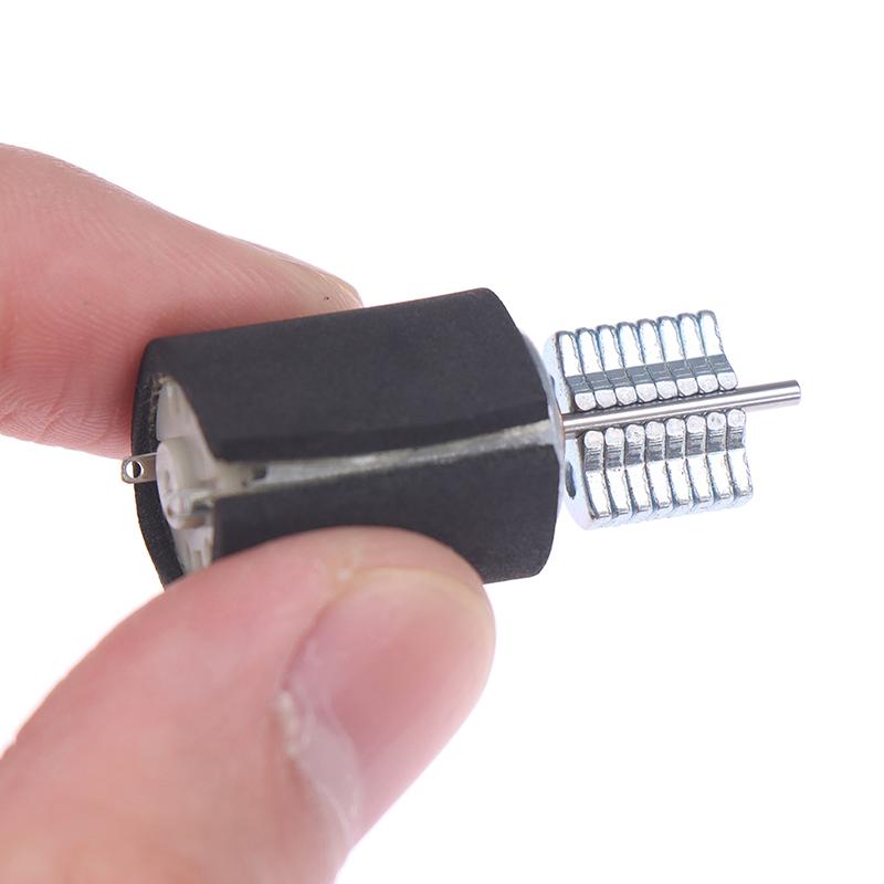 Мини-вибрационный двигатель постоянного тока 3 В-6 В, мощный цилиндрический вибрационный электродвигатель