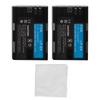 2pcs Camera Battery 2750mAh 7.2V for LP E6 E6N R5 R6 90D 60D 70D 80D 5D II 5D III 5D IV 5Ds 6D 6D