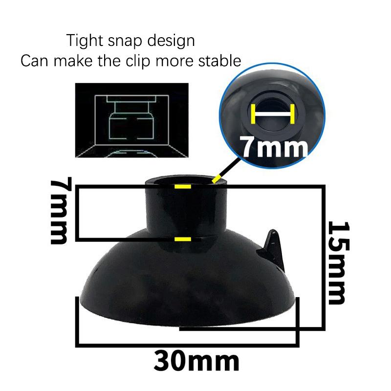 10Pcs Aquarium Suction Cup Air Tube Holder Sucker For Fish Tank Fixing Clip