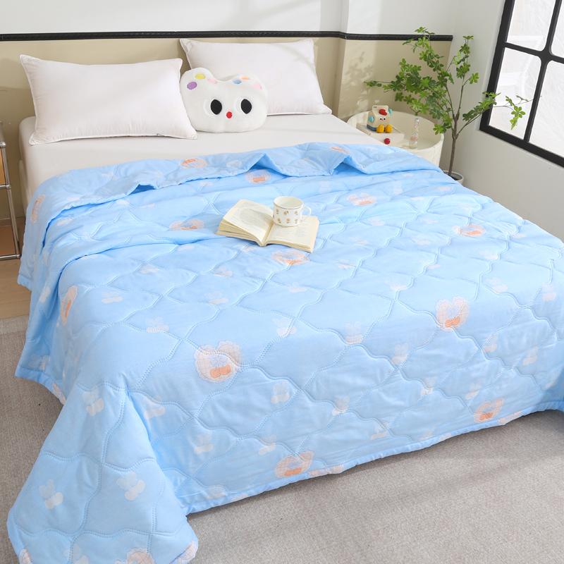 Летнее тонкое ультразвуковое стеганое одеяло, мягкое, с кондиционером, всесезонное, можно стирать в стиральной машине, односпальное, двуспальное одеяло ПОДАРОК