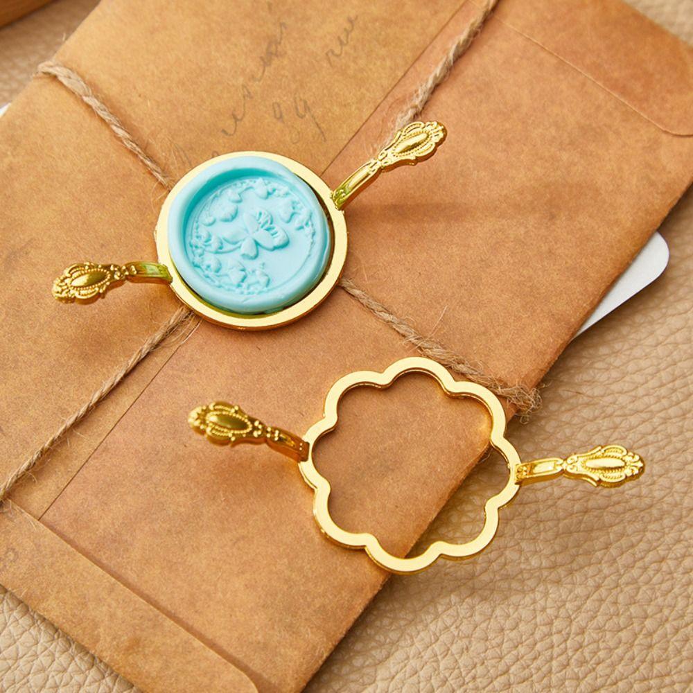 Crafts Tool Wax Sealing Shaper Wax Seal Stamp Rings Sealing Wax Molds Holder Wax Ring Shape Holder