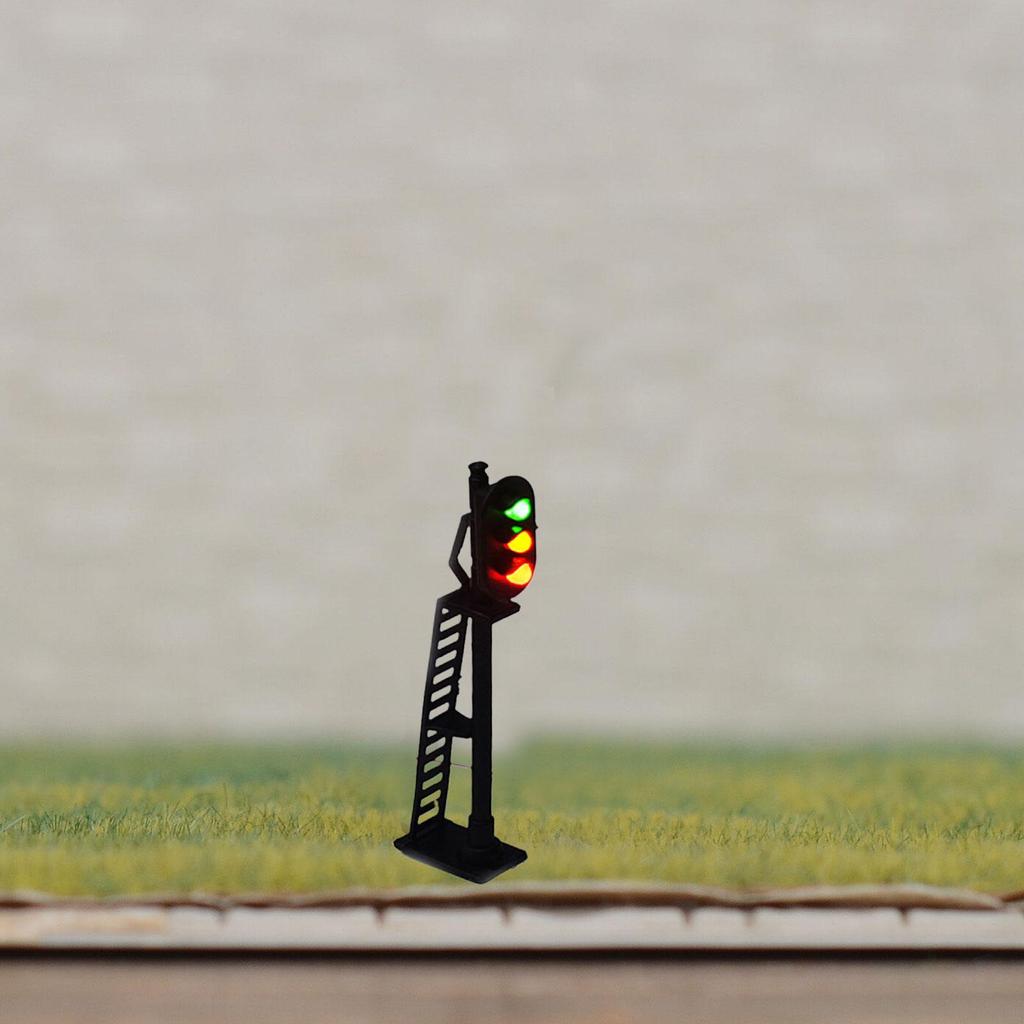 Модель железной дороги 3-световые сигналы зеленый/желтый/красный масштаб светодиодные новые 3V огни дорожного движения B2T6