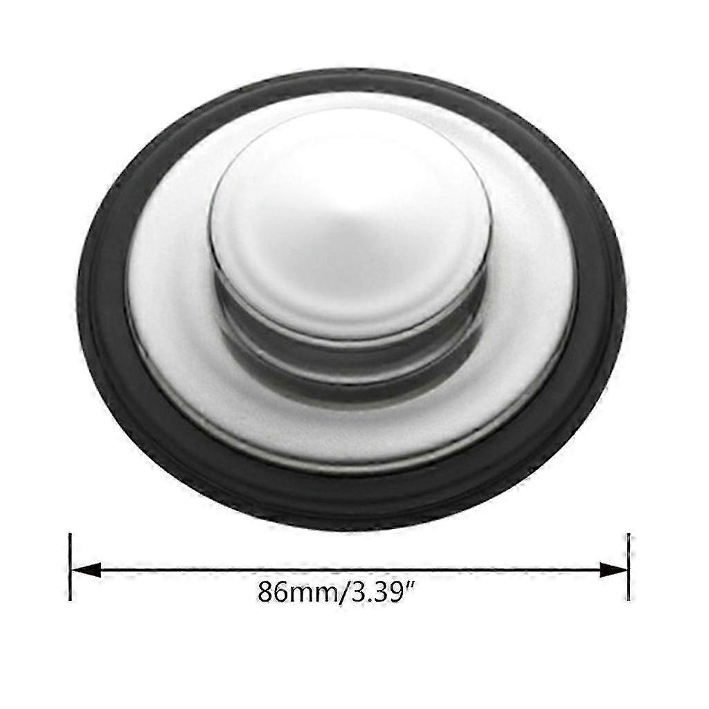 86mm Sink Stopper for Garbage Disposals, Stainless Steel Garbage Disposal Parts hwy