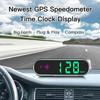 Дисплей спидометра автомобиля, HUD GPS спидометр для автомобиля | LCD дисплей HUD Plug and Play