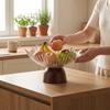 High-footed Base Storage Tray Multi-functional Snack Storage Holder Stylish Candy Bowl  Office Desk