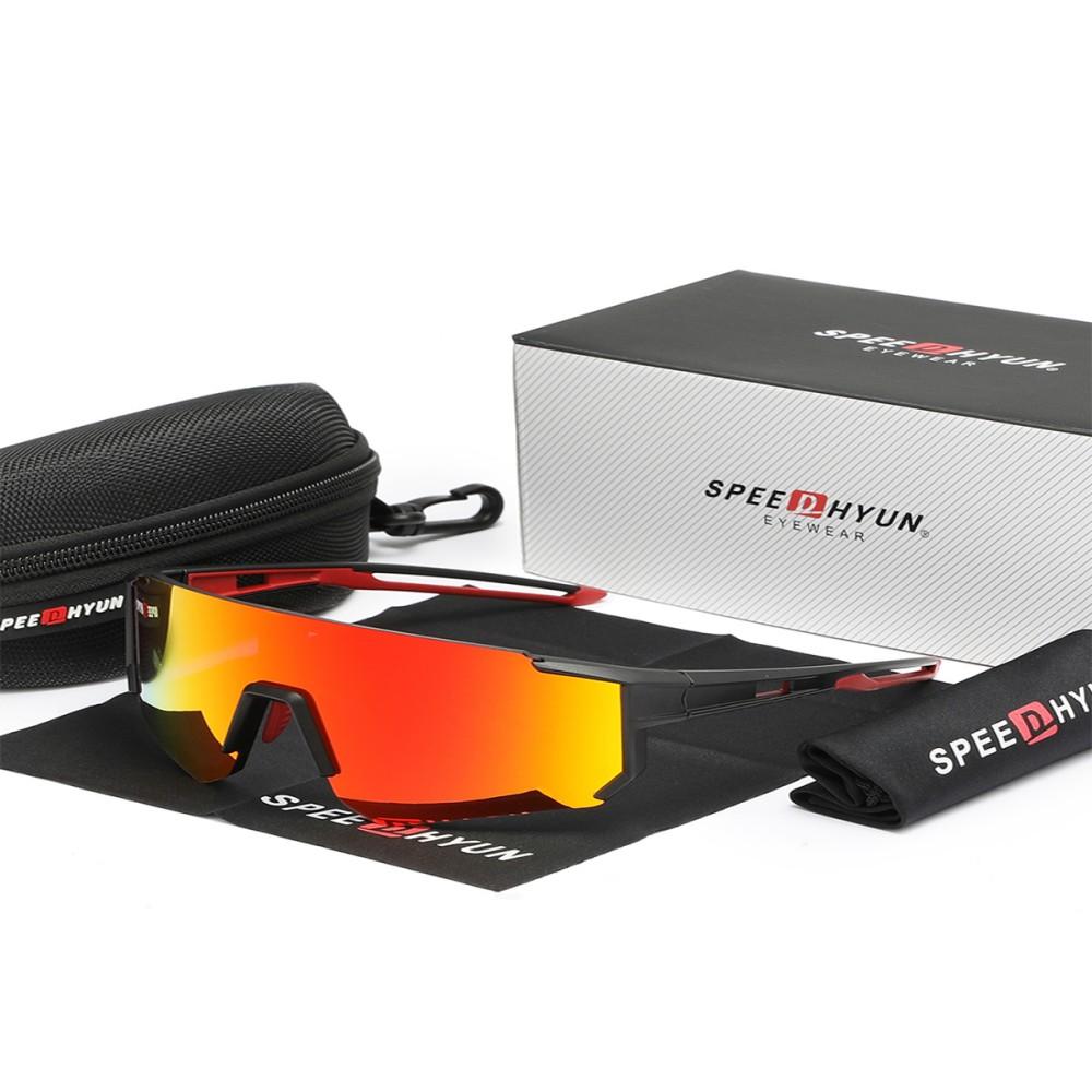 Профессиональные велосипедные очки SPEEDHYUN с фотохромными линзами и аэродинамическим дизайном для шоссейного велоспорта