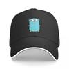 New Go Golang Gopher Cap Fashion Casual Baseball Caps Adjustable Hat Hip Hop Summer Unisex Baseball Hats Customizable Polychroma