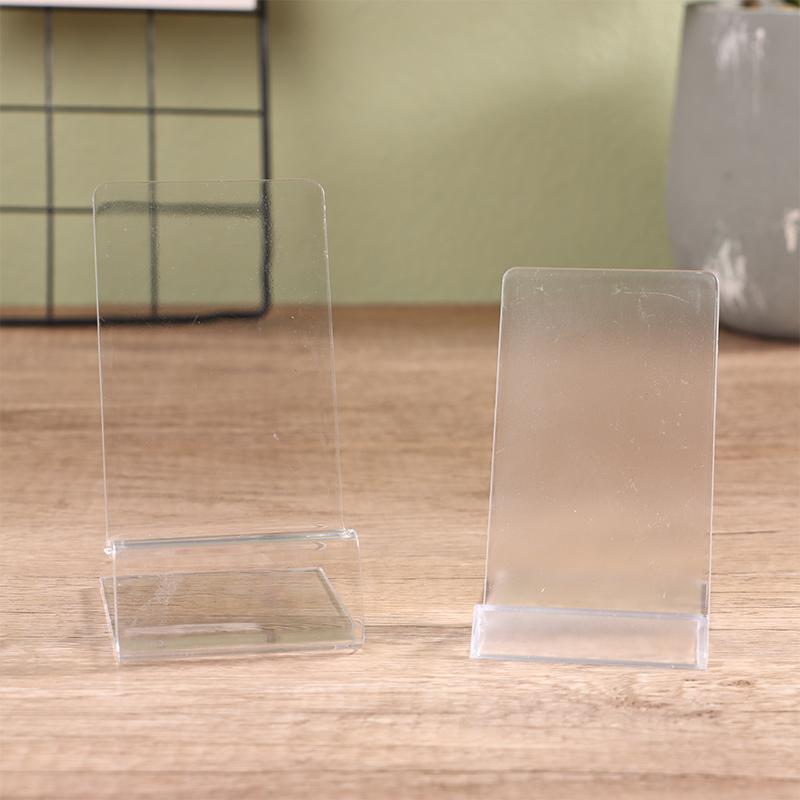 Прозрачный акриловый держатель для телефона, мини-портативная подставка для дисплея