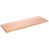 Washbasin Top in Light Brown 80 x 30 x 2 cm Solid Wood Treated