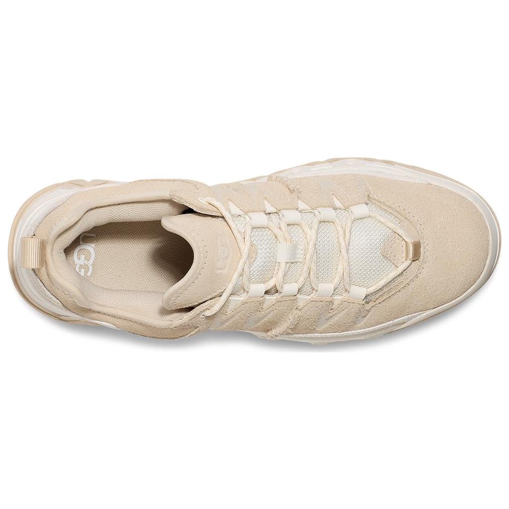 UGG Captrail Low Light бежевые женские кроссовки кремовые 1161830-LHB