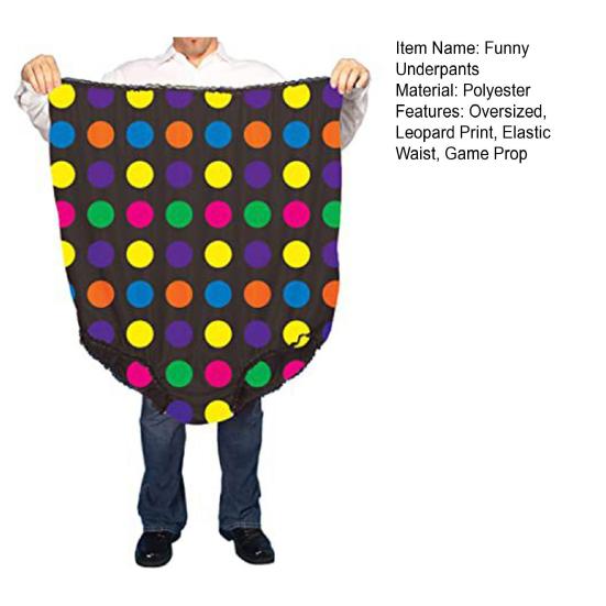 Трусы с забавной шуткой, большие эластичные пояса в горошек с леопардовым принтом, плиссированные мягкие костюмы клоуна, костюм для выступлений на Хэллоуин, День Святого Валентина, реквизит для игры бакалавра