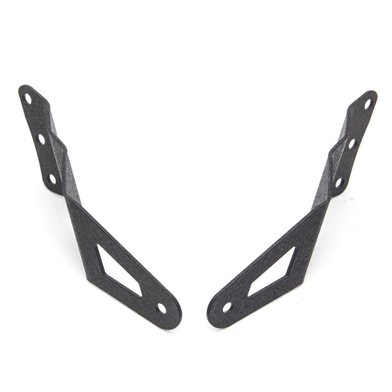 Upper Roof Windshield 54'' Curved Work Led Light Bar Mounting Bracket Holder For Chevrolet Silverado GMC Sierra 1999-2006
