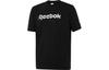Reebok Футболки Унисекс Черные С Круглым Вырезом Умеренный Прямой Крой GR8484