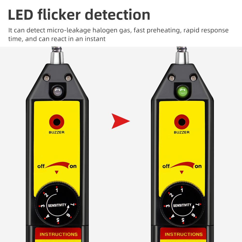 WJL-6000 Галогенный течеискатель R22a R410A R134A R4047A MP39 Детектор газа Анализатор фреона Тестер хладагента для кондиционирования воздуха