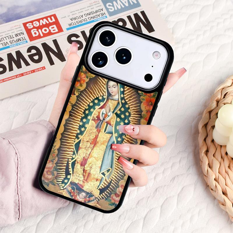 Virgen De Guadalupe Virgin Mary Phone Case For IPhone 17 16e 15 14 13 12 11 Pro Max Air Mini Soft Protective Cover