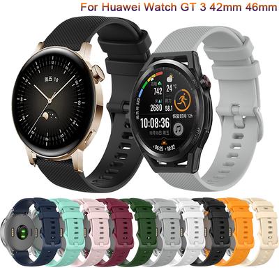 Новые ремешки для часов Huawei Watch GT3 42мм 46мм силиконовый ремешок для смарт-часов для занятий спортом на открытом воздухе браслет на запястье для GT Runner 46мм Correa