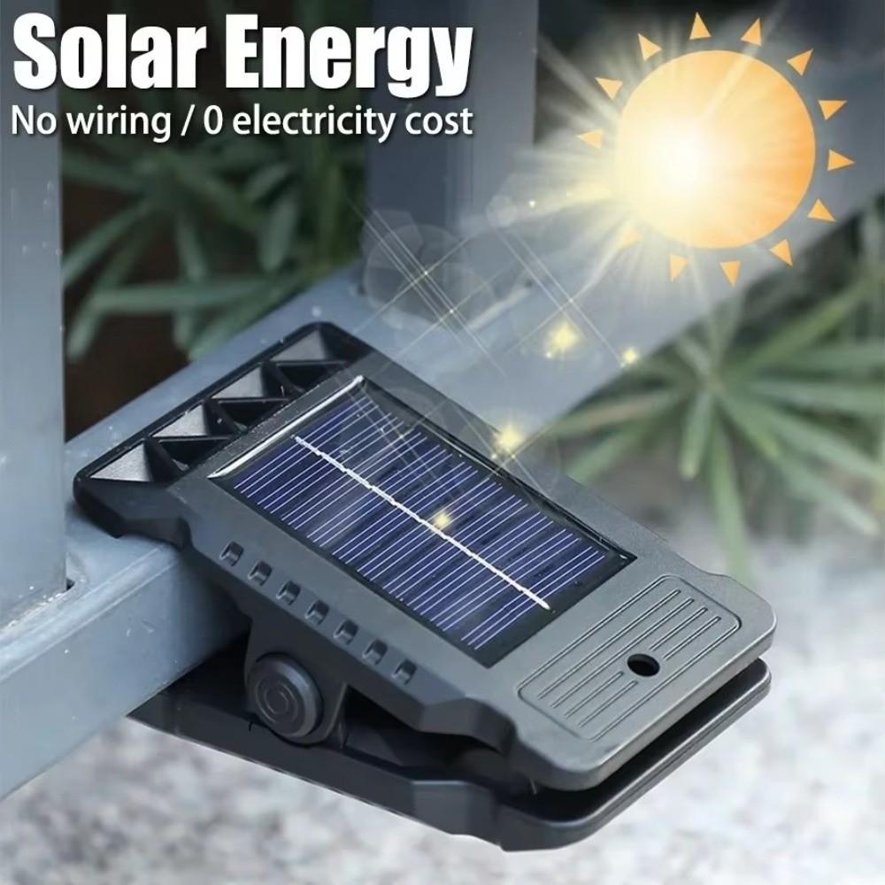 Waterproof Motion Sensor Lamp 3 Modes LED Solar Light New Solar Clip Light Garden Decoration