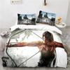 3D Печать Игровой Tomb Raider Комплект Постельного Белья Спальня Мягкие Современные Покрывала Удобное Детское Пододеяльник Чехол для Одеяла и Наволочка